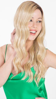 Luxurious hand pulled strand-by-strand, full monofilament top allows you to move pieces to any direction