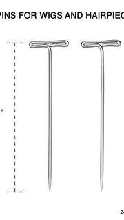 2" Packaged T-Pins | 24 count