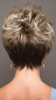 DREW by Noriko in CREAMY TOFFEE R | Rooted Dark Blonde  Evenly Blended with Light Platinum Blonde and Light Honey Blonde