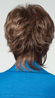 MAPLE-SUGAR-R | Light-Medium Brown Base with Warm Medium Blonde Highlights and Dark Brown Roots