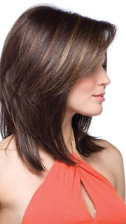 This mid-length wig is breathable and lightweight for a more comfortable fit. Jackson is customer approved!