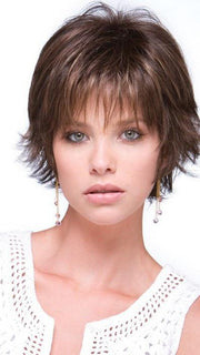 COCO by Rene of Paris in COFFEE-LATTE | Dark Brown & Honey Brown evenly blended highlights