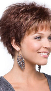 LIZZY by Rene in in RASPBERRY ICE | Medium Auburn Base with Copper and Strawberry Blonde Highlights