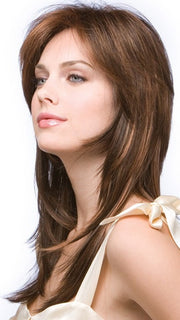 Modern, face-framing feathery layers | Color Ginger-H