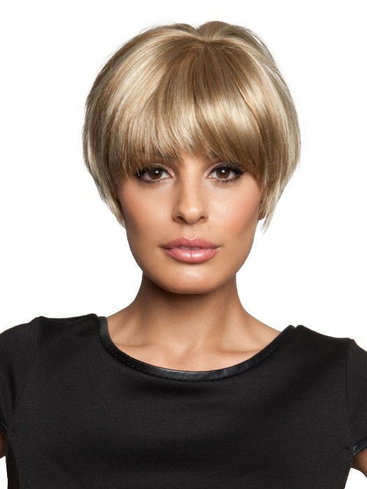 Double monofilament top creates the illusion of natural hair growth where the hair is parted, and offers styling versatility so you can change the part