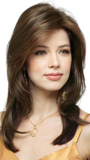 LONG TOP PIECE by Rene of Paris in GINGER-BROWN | Medium Auburn Evenly Blended with Medium Brown