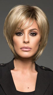 REESE WIG by Noriko in CREAMY TOFFEE R | Rooted Dark Blonde  Evenly Blended with Light Platinum Blonde and Light Honey Blonde