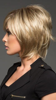 CREAMY TOFFEE R | Rooted Dark Blonde  Evenly Blended with Light Platinum Blonde and Light Honey Blonde