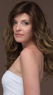 ORCHID by ESTETICA in TOFFEE-LATTE | Light Chestnut Brown Base with Caramel Blonde Highlights
