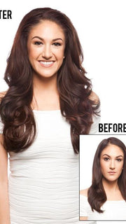 Sydney 3/4 Hair Piece | Before and After