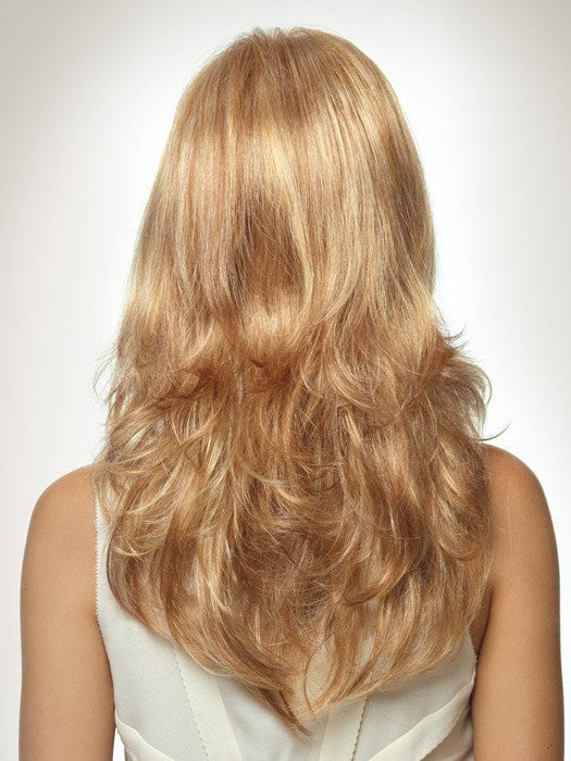 Long, loose curls flow mid-back | Color: Golden Glaze, 263R