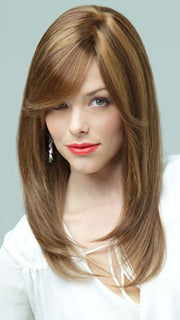 Lily by Revlon Wigs : Monofilament Top | Color HONEY-BROWN