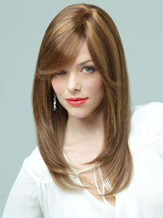 Lily by Revlon Wigs : Monofilament Top | Color HONEY-BROWN