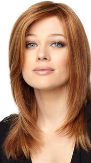 BRAVO by Raquel Welch in R3025S+ GLAZED CINNAMON | Medium Auburn with Ginger Blonde Highlights on Top