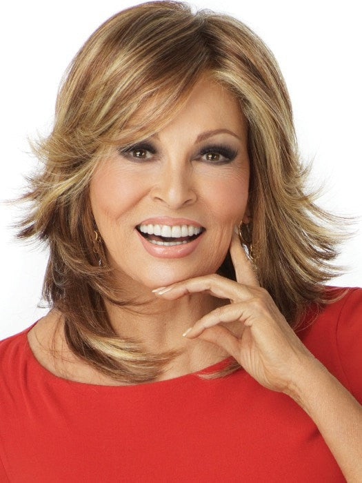 Encore by Raquel Welch: Color R29S+ Glazed Strawberry (Strawberry Blonde with Pale Blonde highlights) PPC MAIN IMAGE