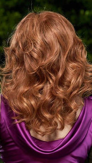 R3025S+ GLAZED CINNAMON | Medium Reddish Brown With Ginger Highlights On Top