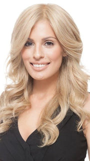GRAND ENTRANCE by Raquel Welch in R1621S+ GLAZED SAND | Dark Natural Blonde with Cool Ash Blonde Highlights on Top
