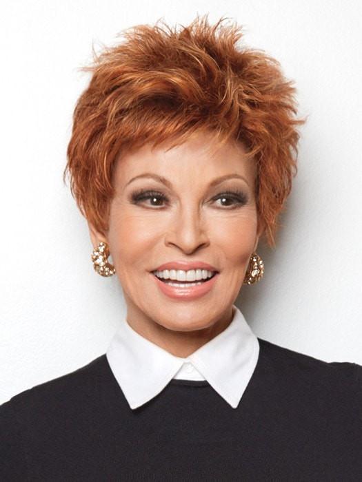 POWER by Raquel Welch in R28S GLAZED FIRE	| Fiery Red  with Bright Red Highlights on Top