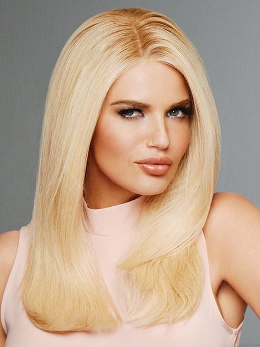 PROVOCATEUR by Raquel Welch in SS26 SHADED CHARDONNAY | Light Golden Blonde with Pearly highlights and Dark Golden Blonde roots