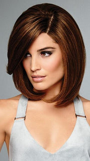 SAVOIR FAIRE by Raquel Welch in SS8/29 SHADED HAZELNUT | Rich Medium Brown Evenly Blended with Ginger Blonde Highlights with Dark Roots PPC MAIN IMAGE FB MAIN IMAGE