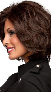 Made with fine human hair Soft Focus offers endless styling versatility and looks incredibly natural (This piece has been styled for this look)