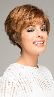 SPARKLE ELITE by Raquel Welch in R3329S+ GLAZED AUBURN | Rich Dark Auburn with Pale Ginger Blonde Highlights