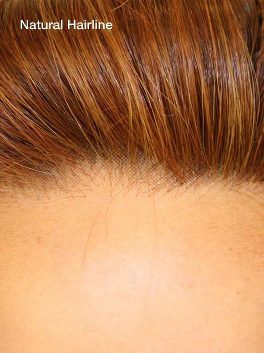 Virtually invisible lace front