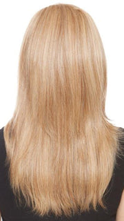 Flat ironed for sleek look  