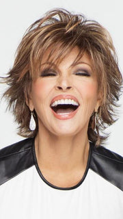 TREND SETTER by Raquel Welch in R829S+ GLAZED HAZELNUT | Rich Medium Brown with Ginger Highlights on Top