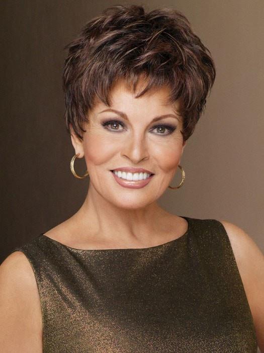 WINNER by Raquel Welch in R9S+ GLAZED MAHOGANY | Warm Medium Brown with Ginger Highlights on Top FB MAIN IMAGE
