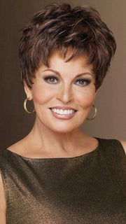 WINNER PETITE by Raquel Welch in R9S+ GLAZED MAHOGANY | Warm Medium Brown with Ginger Highlights on Top