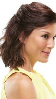  Styled half up with loose waves in front of the ear | Color: 4/33