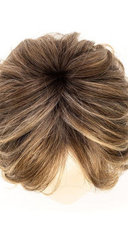 BEIGE-MULTI-SHADED 14.22.12 | Lightest Brown and Medium Ash Blonde blend with Light Neutral Blonde and Shaded Roots