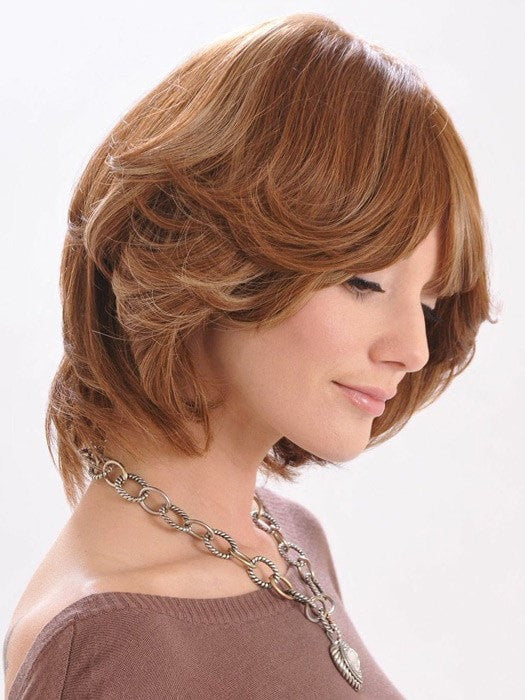 Have your stylist cut and trim this wig to fit your face shape |  | Color: Honey Amber