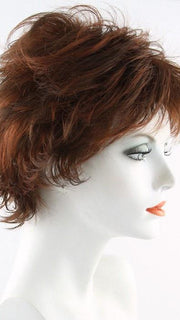 32/130 Dark Auburn Blended with Dark Copper, Dark Copper Tips 